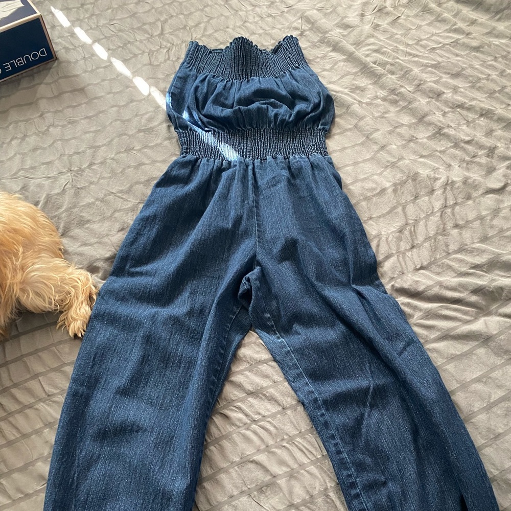 Denim jumpsuit
